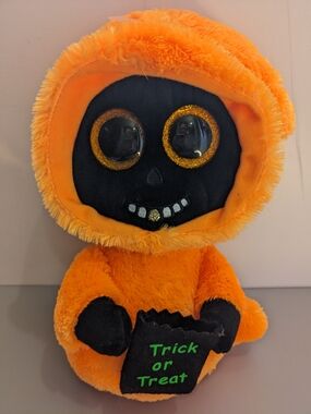 TY Grinner Gouhl Plush Toy Halloween Stuffed Animal 2018 10" Trick Or Treat Goth